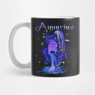 Aquarius Astrology Zodiac Constellation Art Design Mug